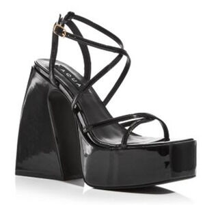 AQUA Women's Chanc Strappy Platform High Heel Sandals Size 7.5 $118